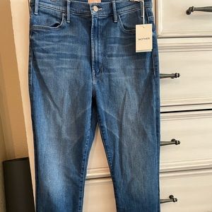 New MOTHER ankle fray jeans